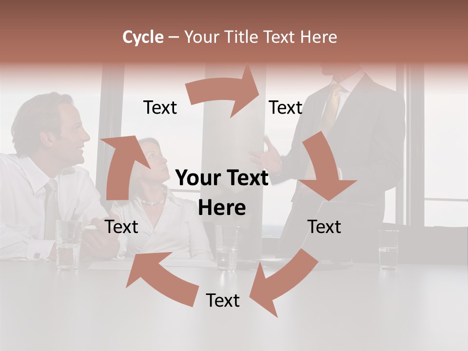 Brainstorm Mature Laptopcomputer PowerPoint Template