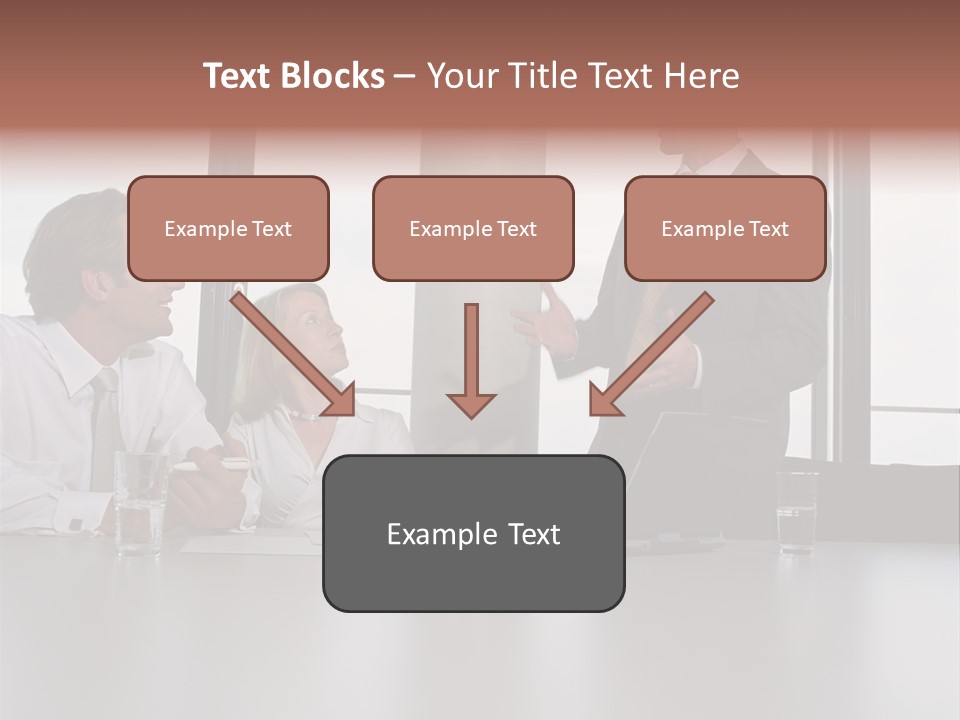 Brainstorm Mature Laptopcomputer PowerPoint Template