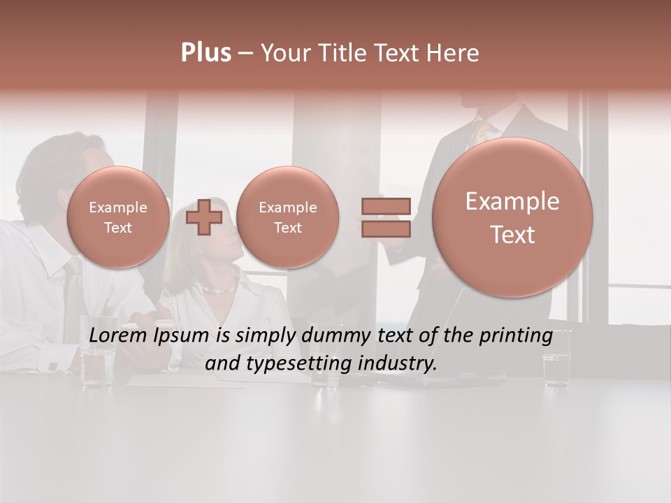 Brainstorm Mature Laptopcomputer PowerPoint Template