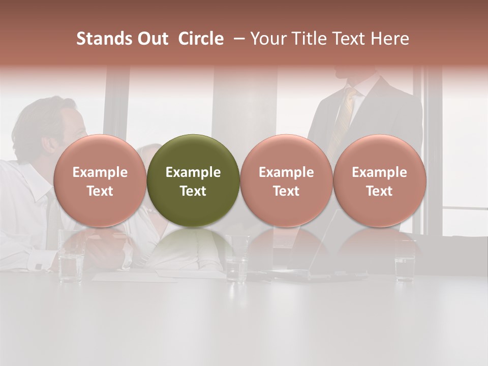 Brainstorm Mature Laptopcomputer PowerPoint Template