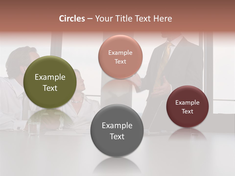 Brainstorm Mature Laptopcomputer PowerPoint Template