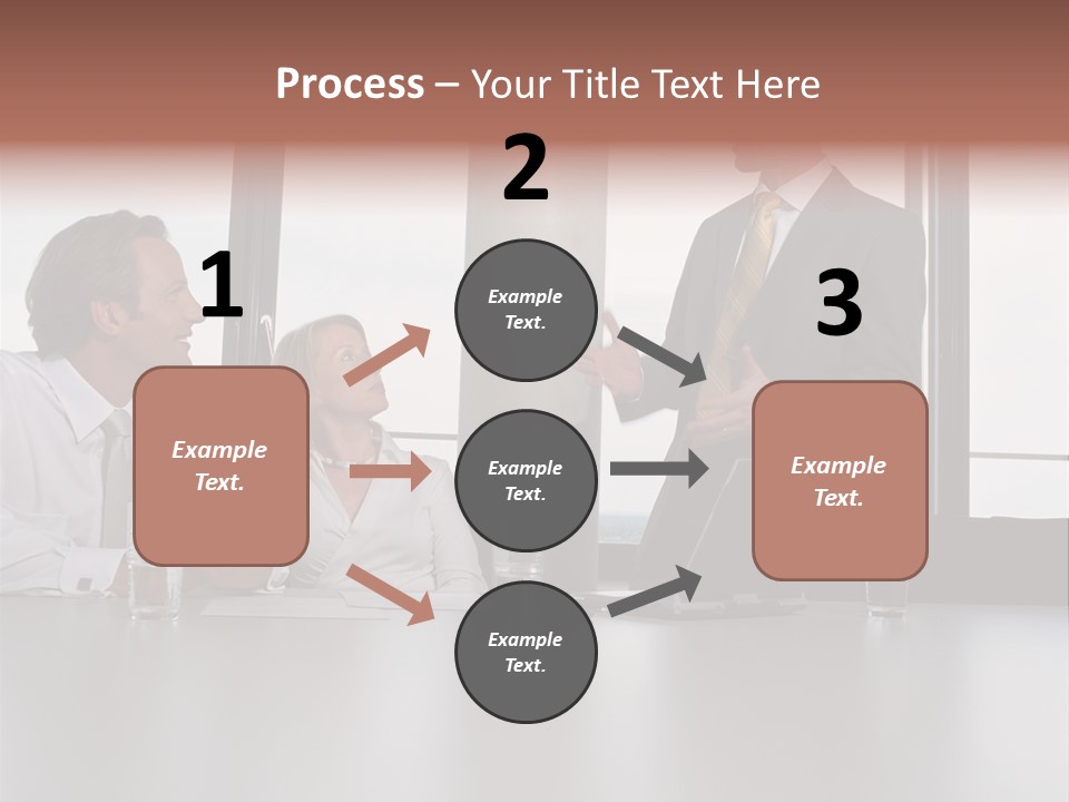 Brainstorm Mature Laptopcomputer PowerPoint Template