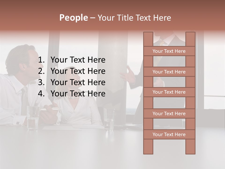 Brainstorm Mature Laptopcomputer PowerPoint Template
