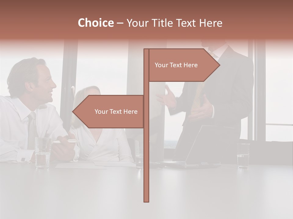 Brainstorm Mature Laptopcomputer PowerPoint Template