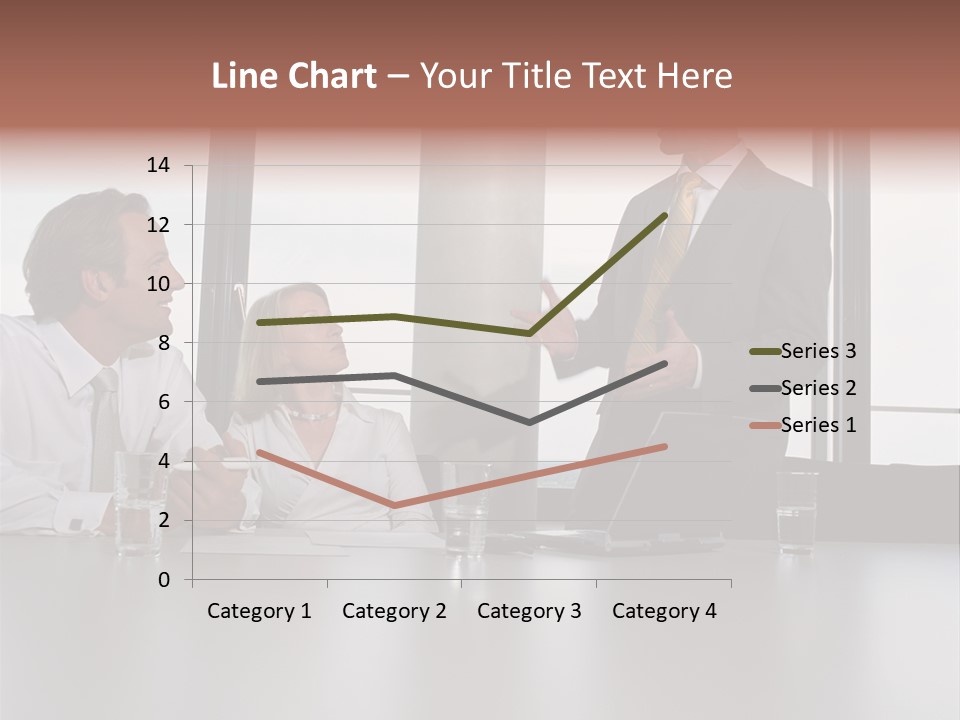 Brainstorm Mature Laptopcomputer PowerPoint Template