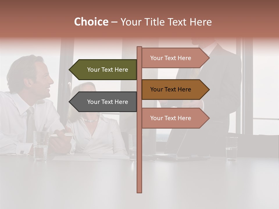 Brainstorm Mature Laptopcomputer PowerPoint Template