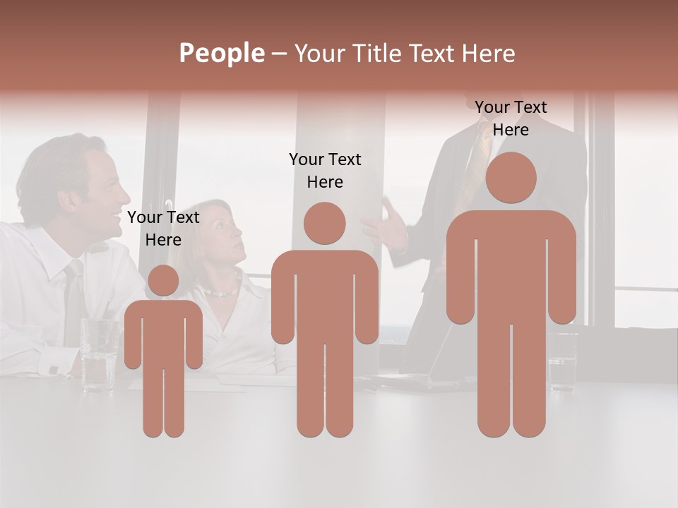 Brainstorm Mature Laptopcomputer PowerPoint Template