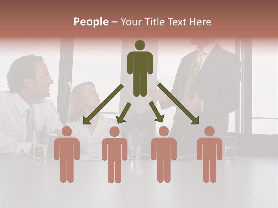 Brainstorm Mature Laptopcomputer PowerPoint Template