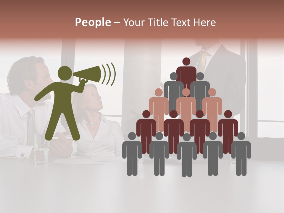 Brainstorm Mature Laptopcomputer PowerPoint Template