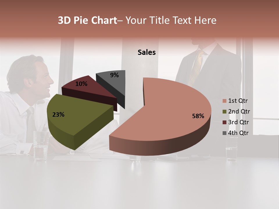 Brainstorm Mature Laptopcomputer PowerPoint Template