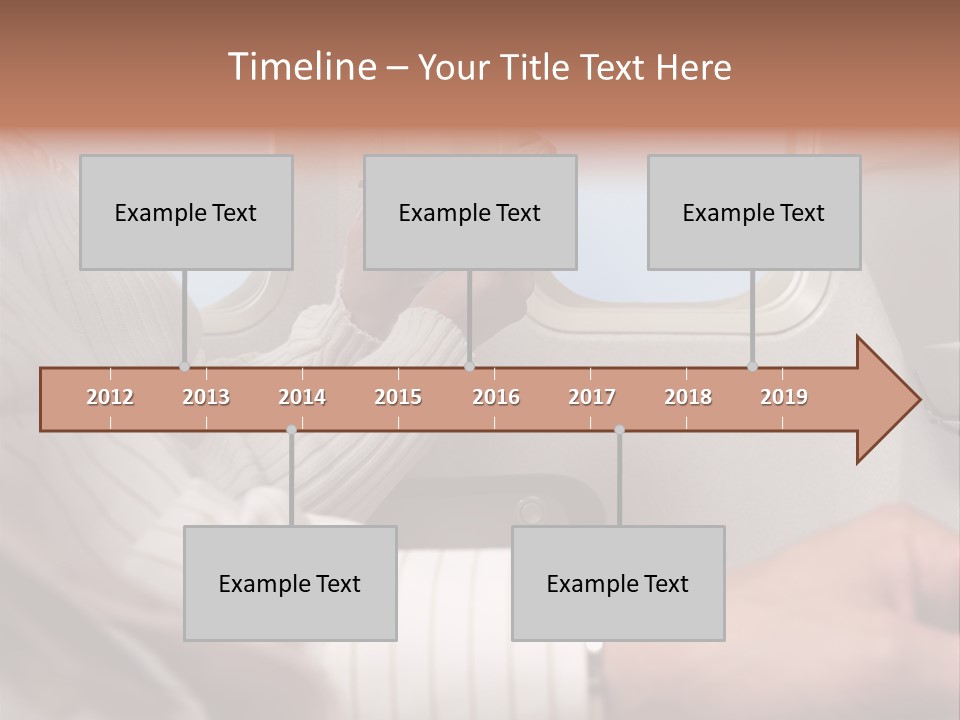 Weather Print Aeroplane PowerPoint Template
