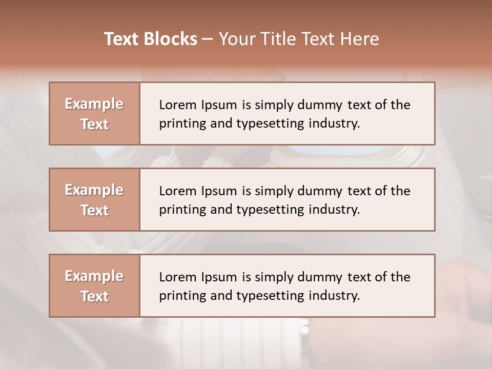 Weather Print Aeroplane PowerPoint Template
