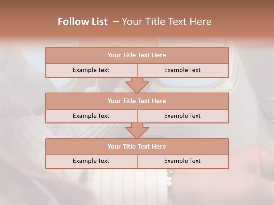 Weather Print Aeroplane PowerPoint Template