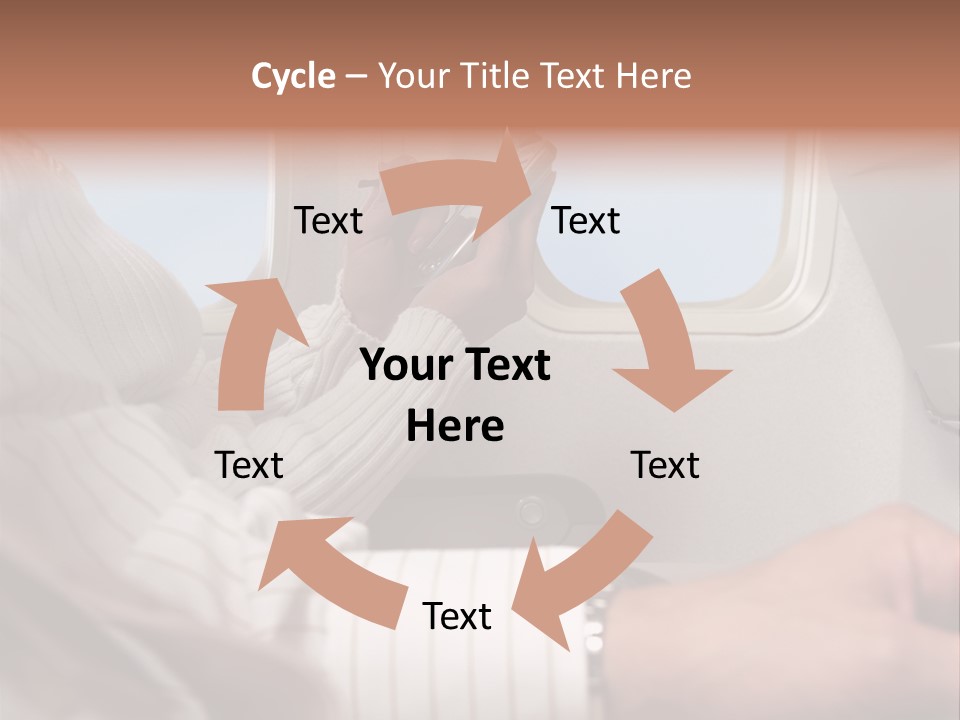 Weather Print Aeroplane PowerPoint Template