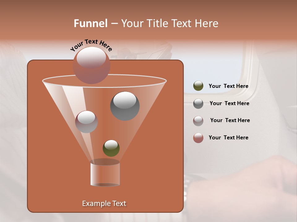 Weather Print Aeroplane PowerPoint Template