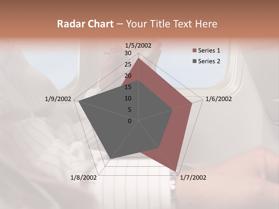 Weather Print Aeroplane PowerPoint Template
