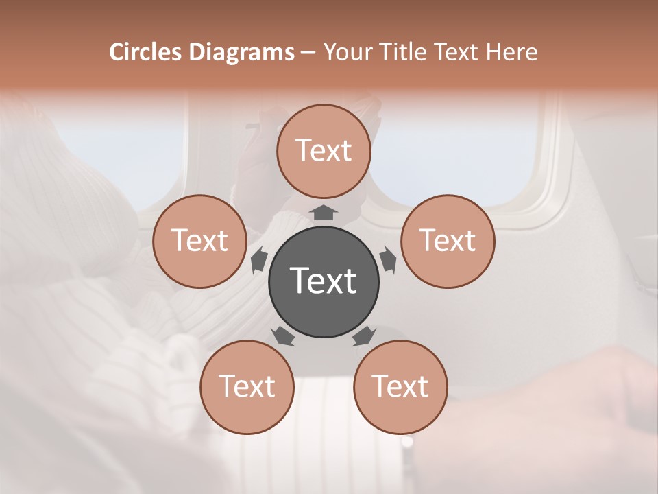 Weather Print Aeroplane PowerPoint Template