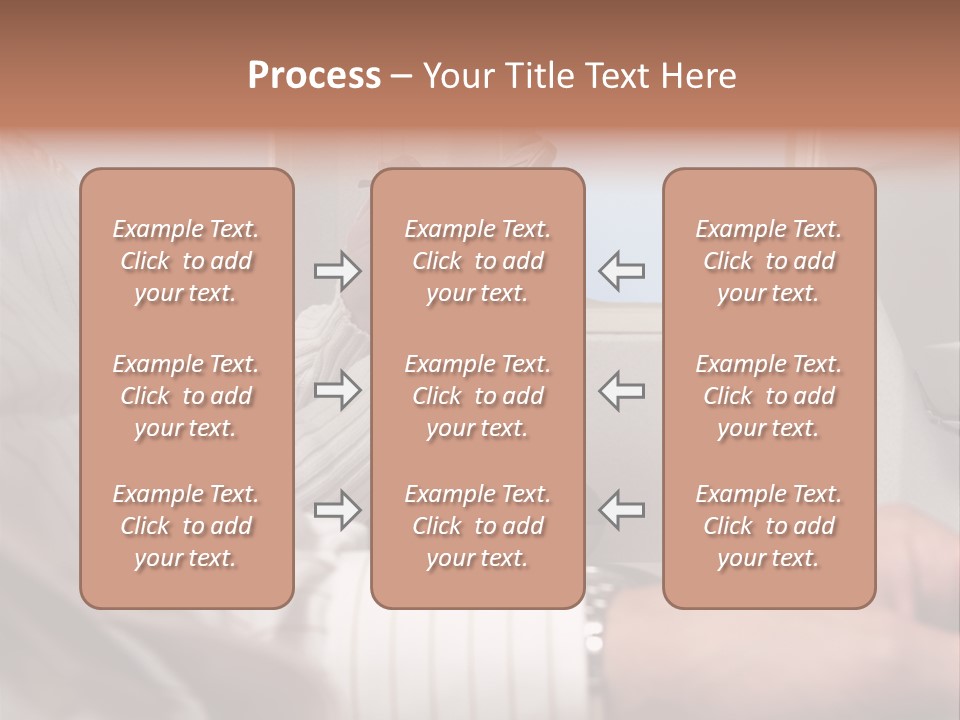 Weather Print Aeroplane PowerPoint Template
