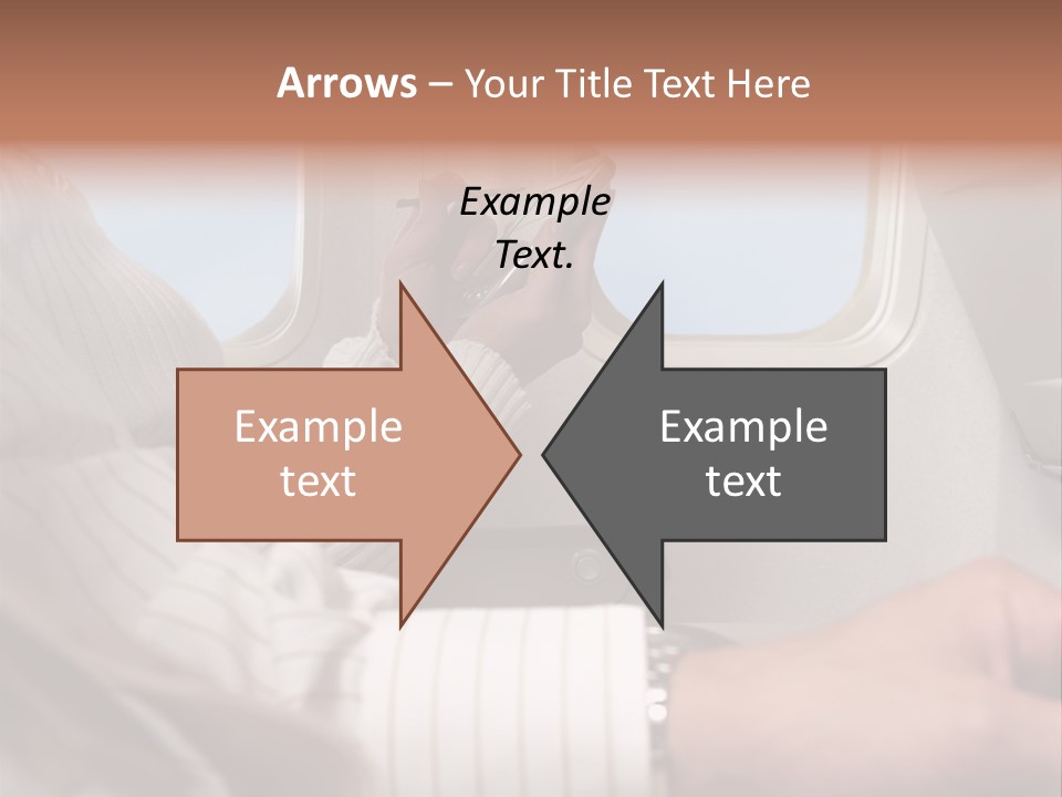 Weather Print Aeroplane PowerPoint Template