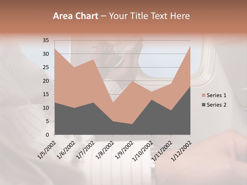 Weather Print Aeroplane PowerPoint Template