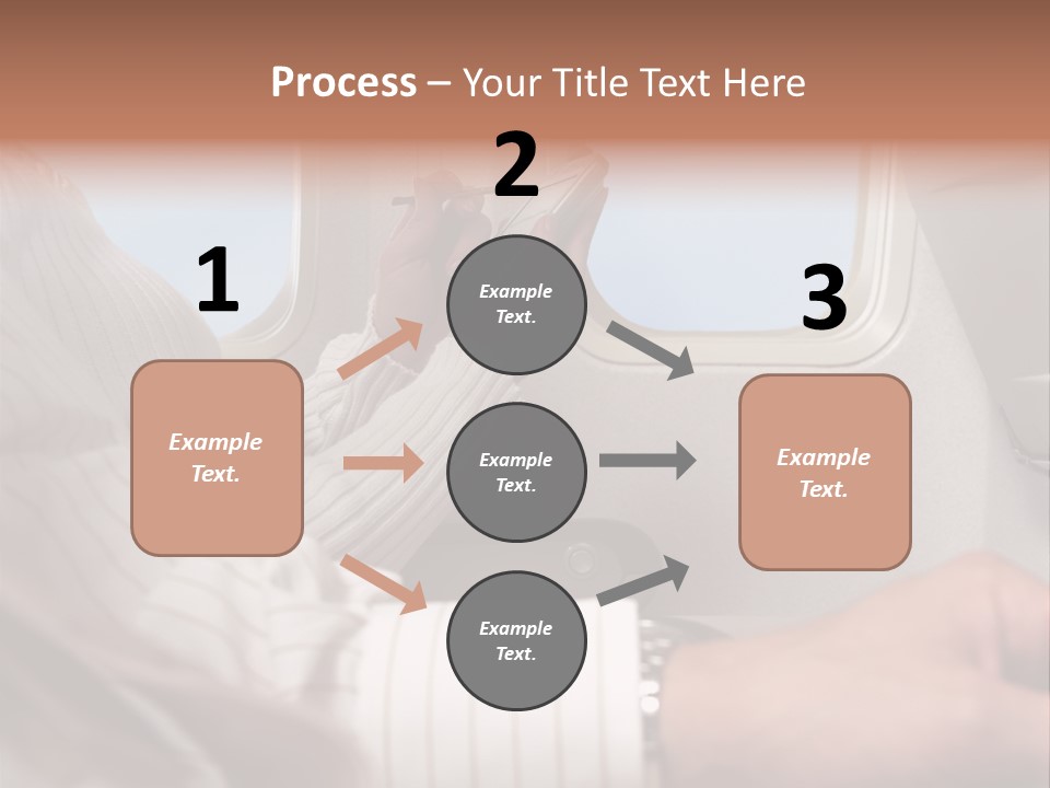 Weather Print Aeroplane PowerPoint Template