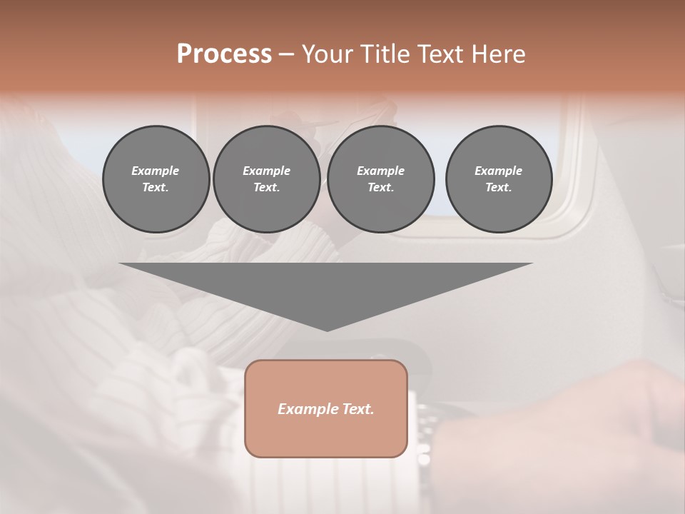 Weather Print Aeroplane PowerPoint Template
