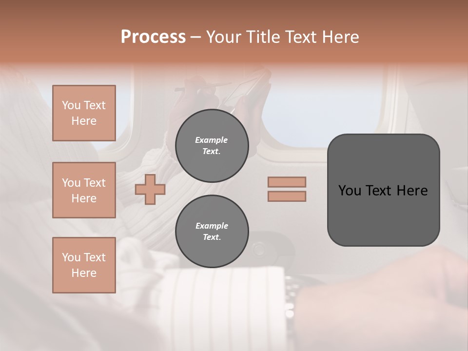 Weather Print Aeroplane PowerPoint Template