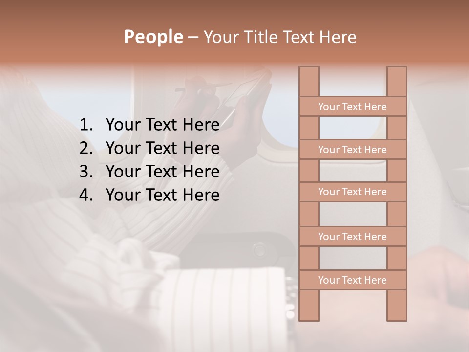 Weather Print Aeroplane PowerPoint Template