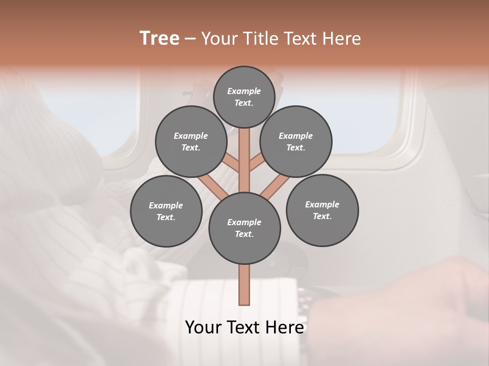 Weather Print Aeroplane PowerPoint Template