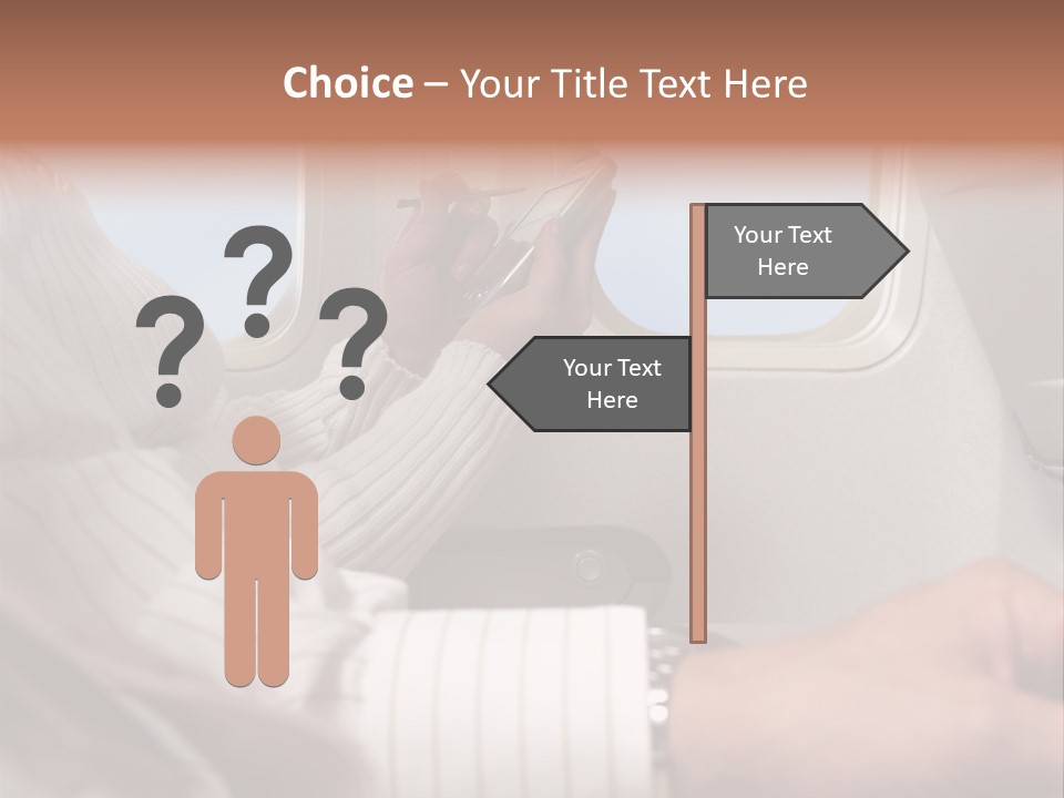 Weather Print Aeroplane PowerPoint Template