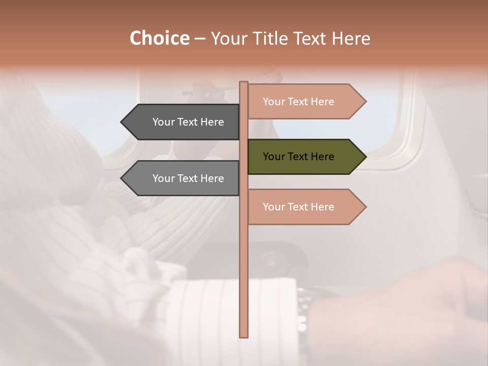 Weather Print Aeroplane PowerPoint Template