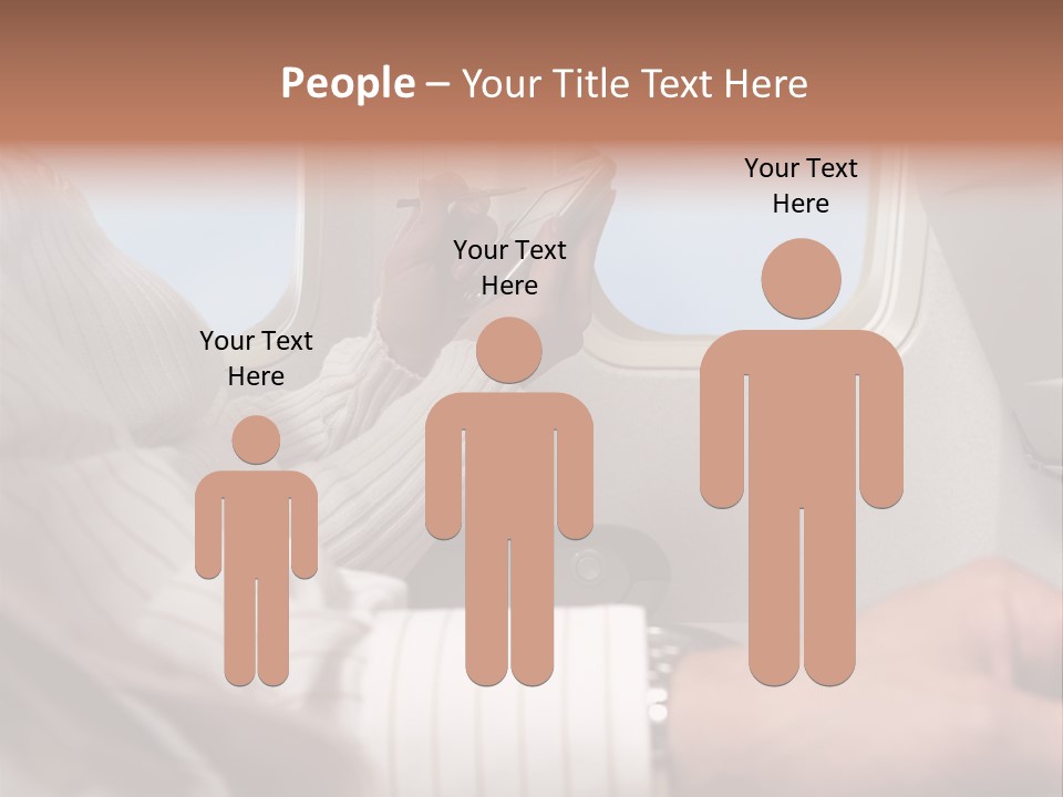 Weather Print Aeroplane PowerPoint Template