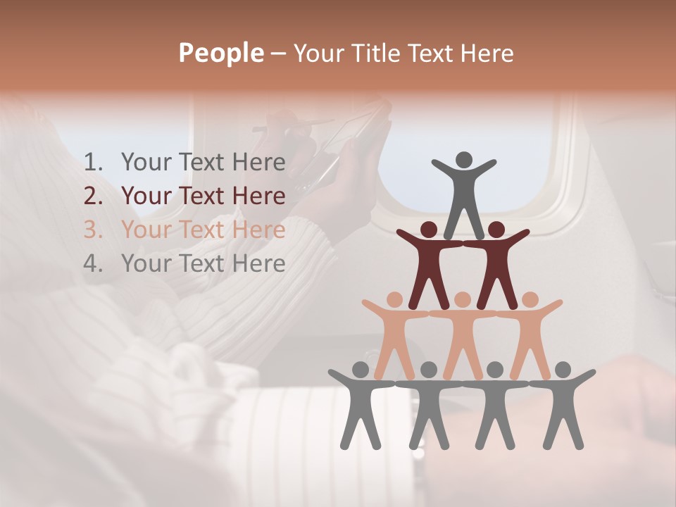 Weather Print Aeroplane PowerPoint Template