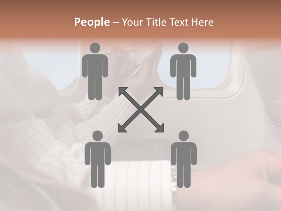 Weather Print Aeroplane PowerPoint Template