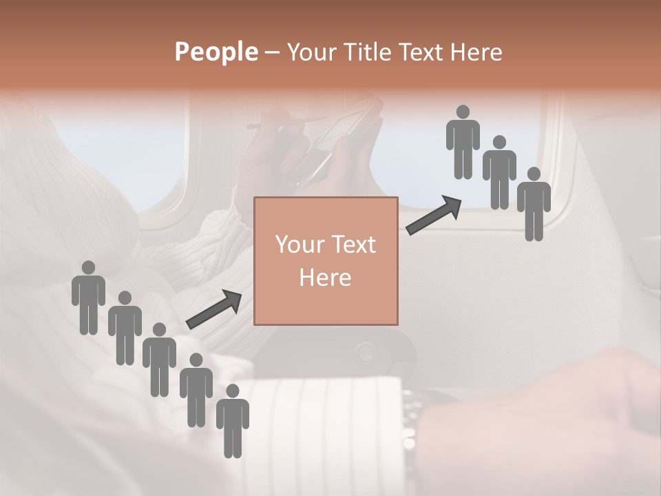Weather Print Aeroplane PowerPoint Template