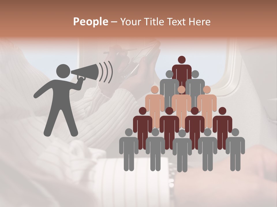 Weather Print Aeroplane PowerPoint Template