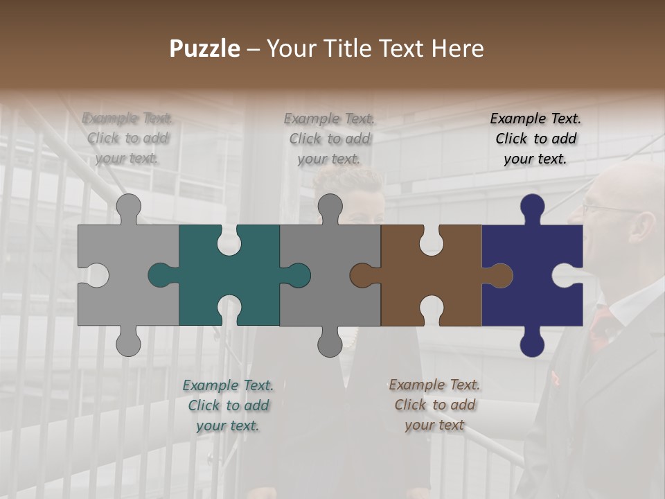 Oversized Fondness Shape PowerPoint Template
