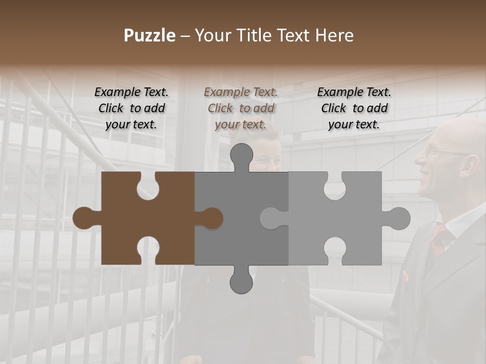 Oversized Fondness Shape PowerPoint Template