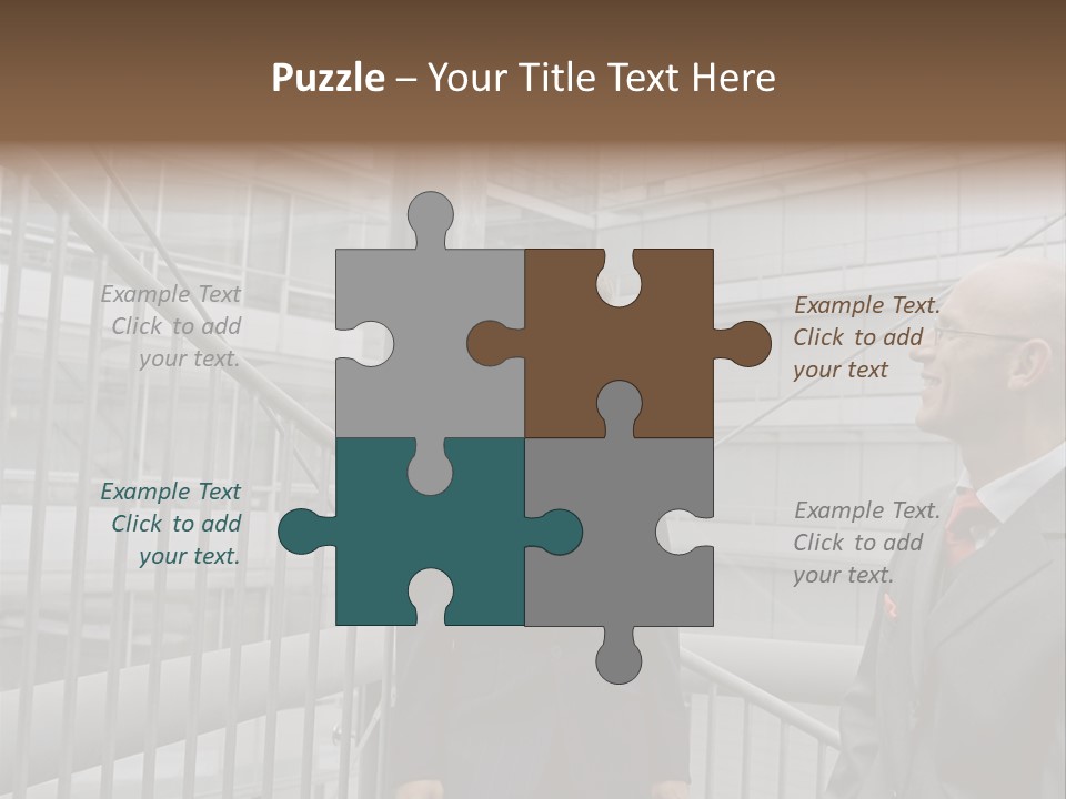 Oversized Fondness Shape PowerPoint Template