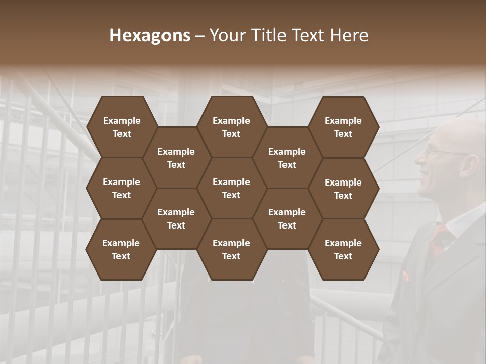 Oversized Fondness Shape PowerPoint Template