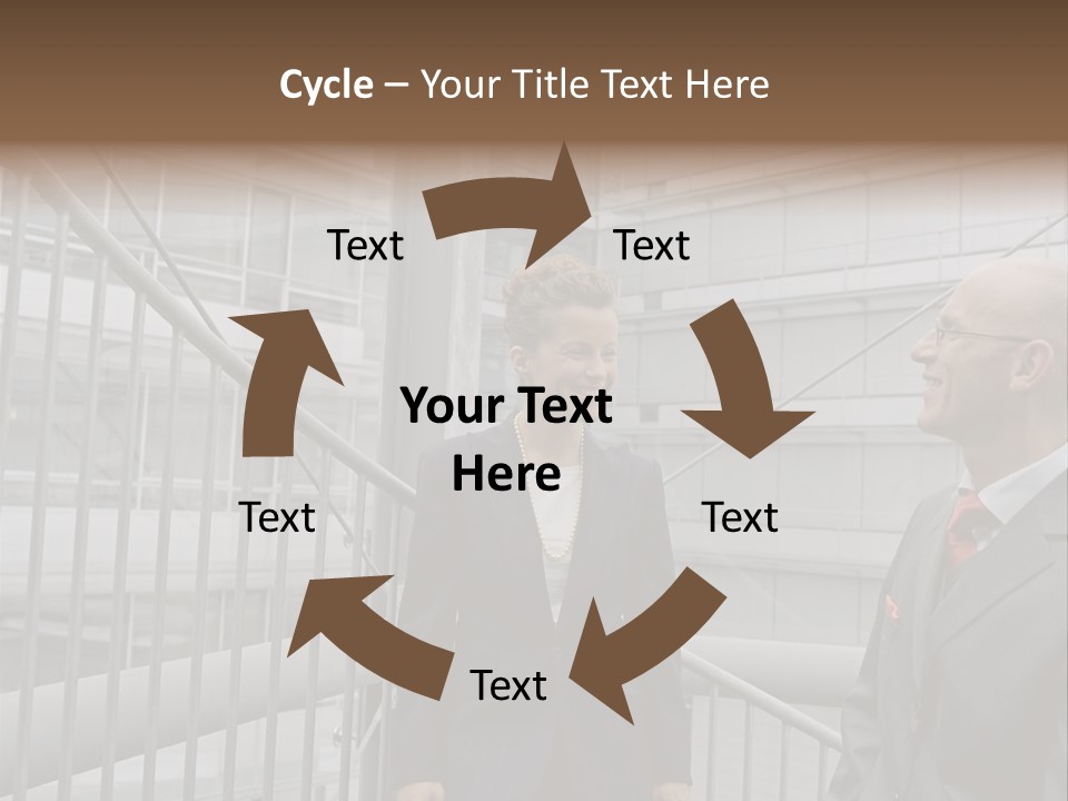 Oversized Fondness Shape PowerPoint Template