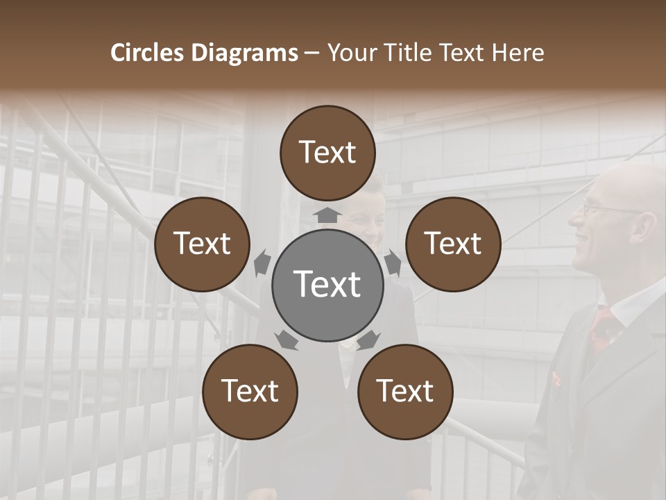 Oversized Fondness Shape PowerPoint Template