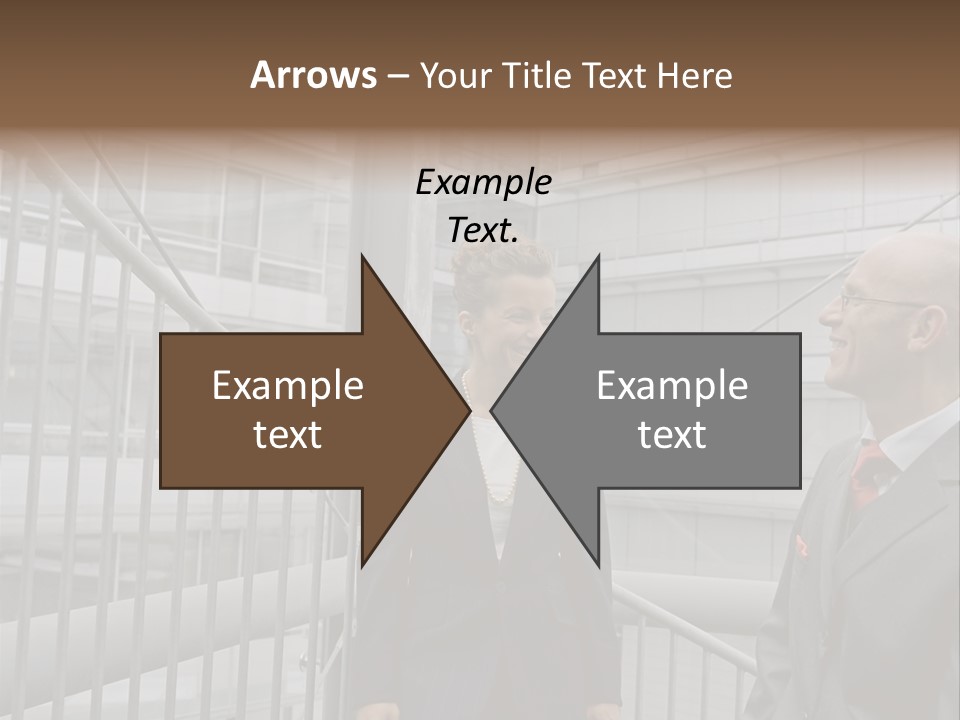 Oversized Fondness Shape PowerPoint Template