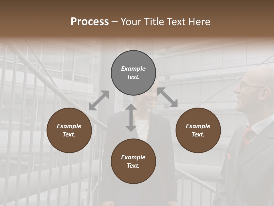 Oversized Fondness Shape PowerPoint Template