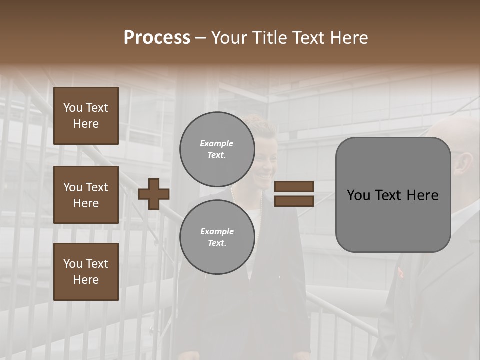 Oversized Fondness Shape PowerPoint Template