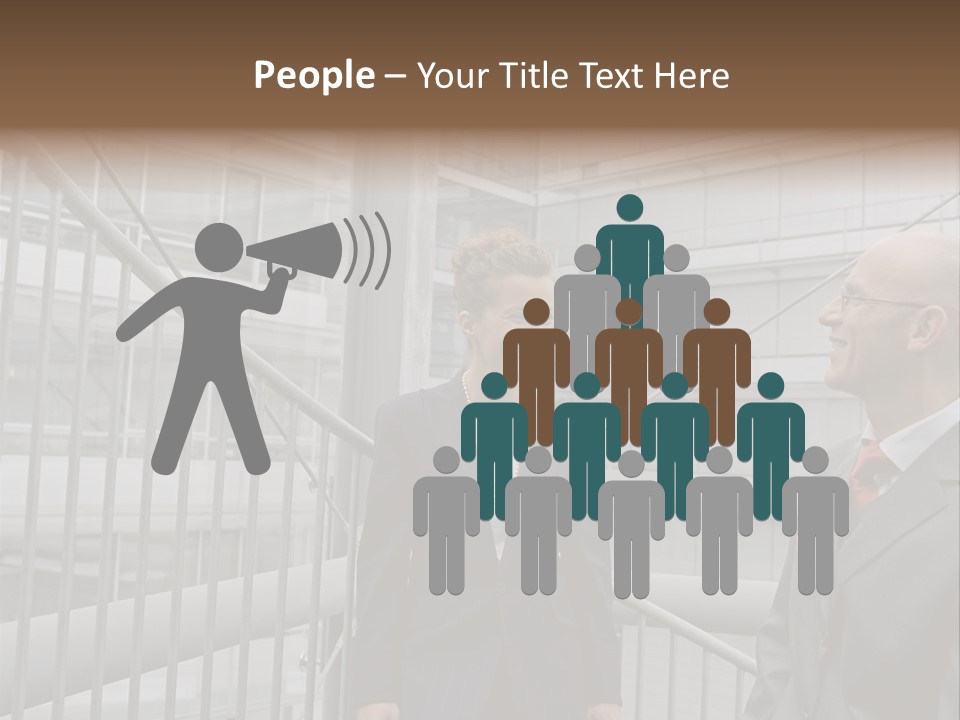 Oversized Fondness Shape PowerPoint Template