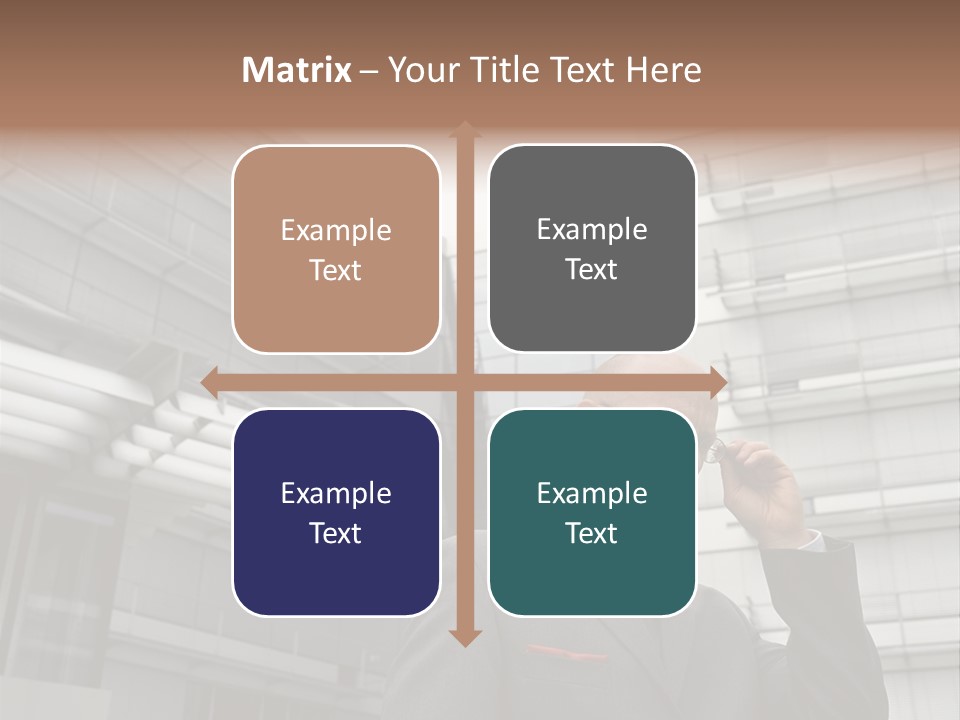 Poster Contemplation Graphics PowerPoint Template