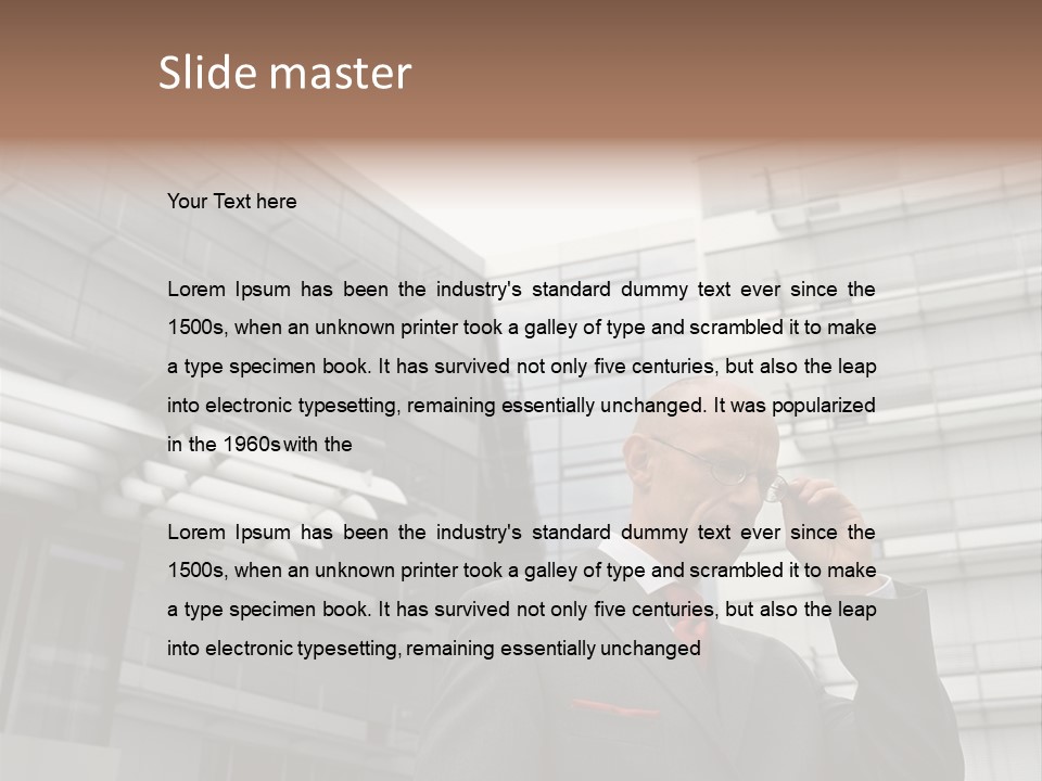 Poster Contemplation Graphics PowerPoint Template