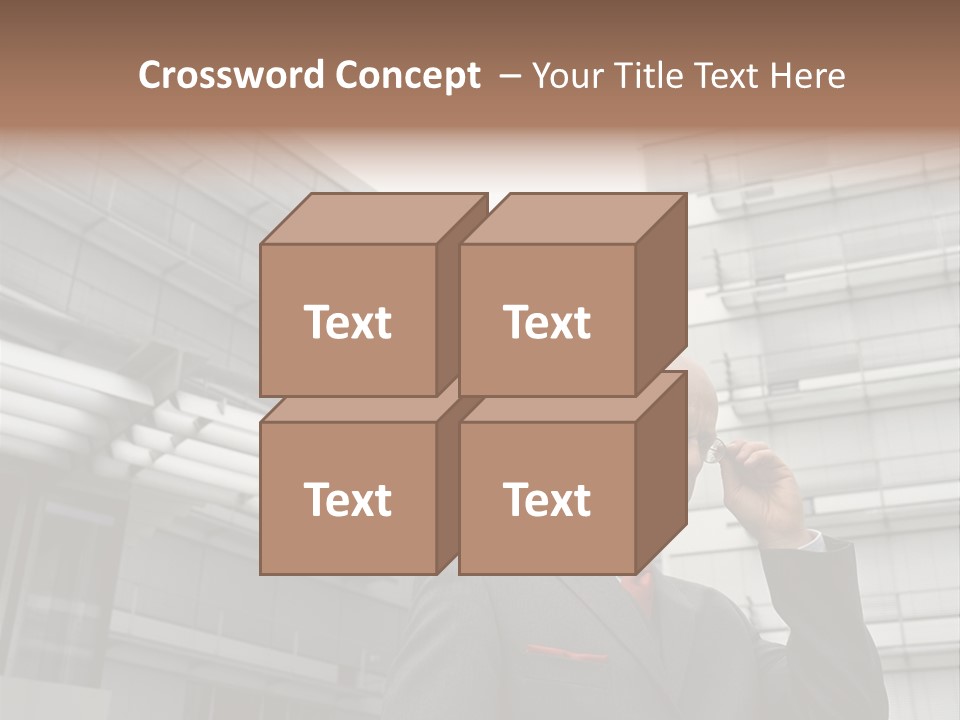 Poster Contemplation Graphics PowerPoint Template