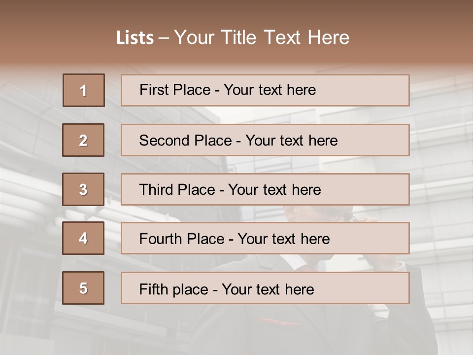Poster Contemplation Graphics PowerPoint Template